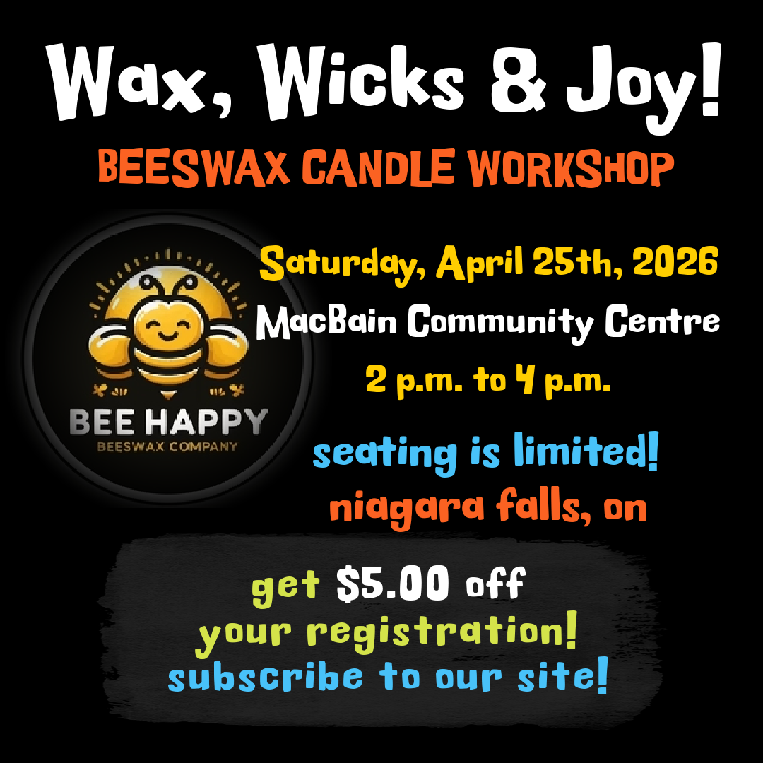 Wax, Wicks & Joy Beeswax Candle Workshop Registration